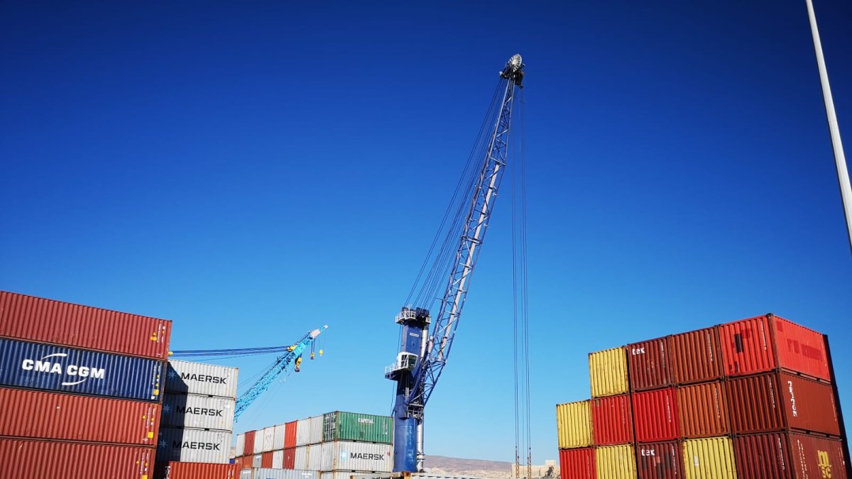 Espectacular aumento del tráfico de contenedores en Almería