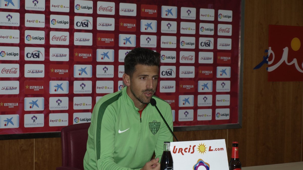 Juan Carlos Real en rueda de prensa.