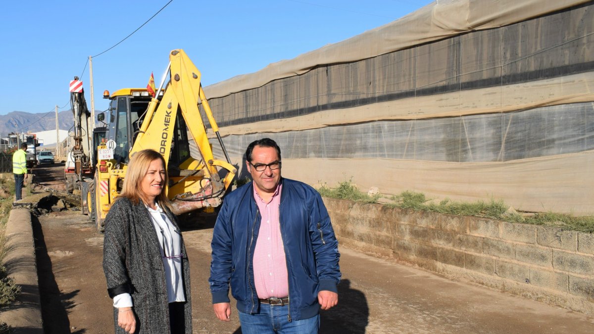 Rehabilitación del camino de Las Capitanas.