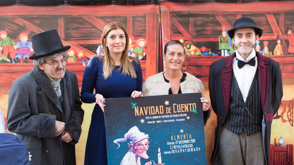 Carolina Lafita junto a los actores que participarán en la actividad.