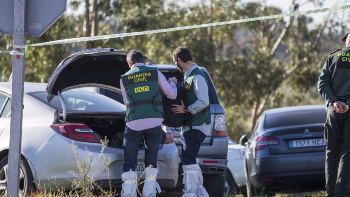 La Guardia Civil investiga el crimen de Laura Luelmo.