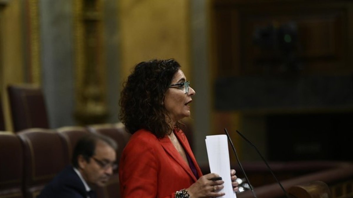 María José Montero es la actual mnistra de Hacienda.