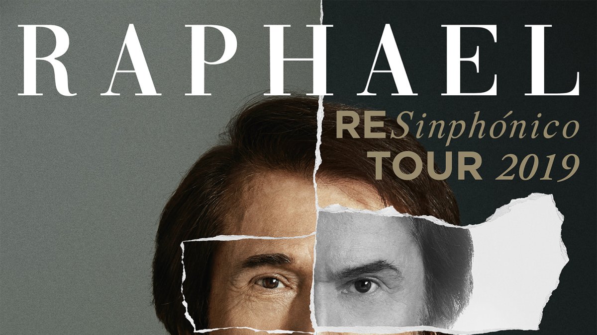 Cartel de la nueva gira de Raphael.