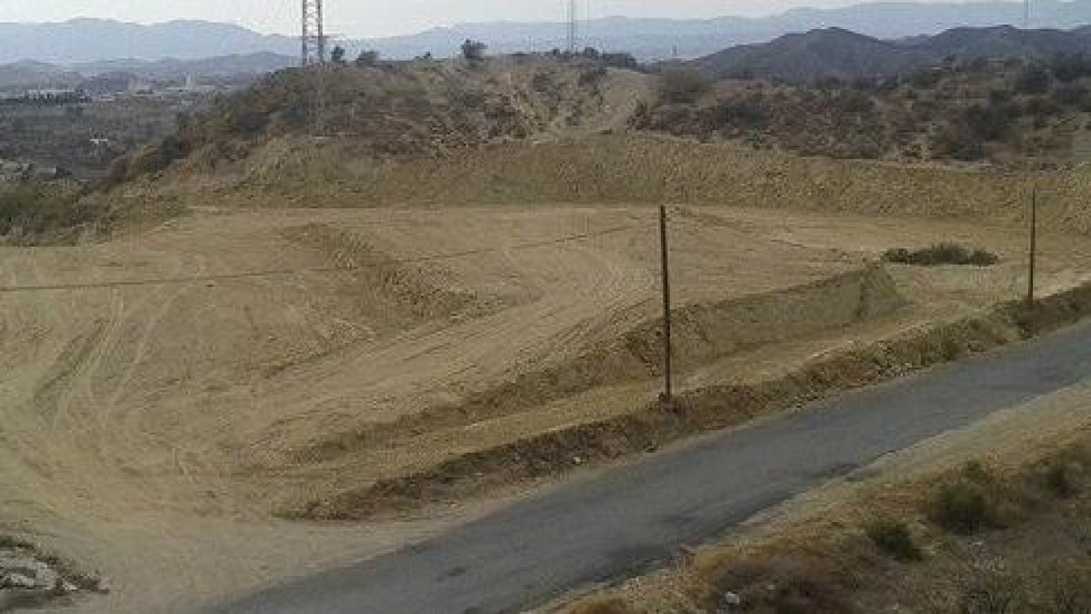 Terreno donde se ejecutará el punto limpio.