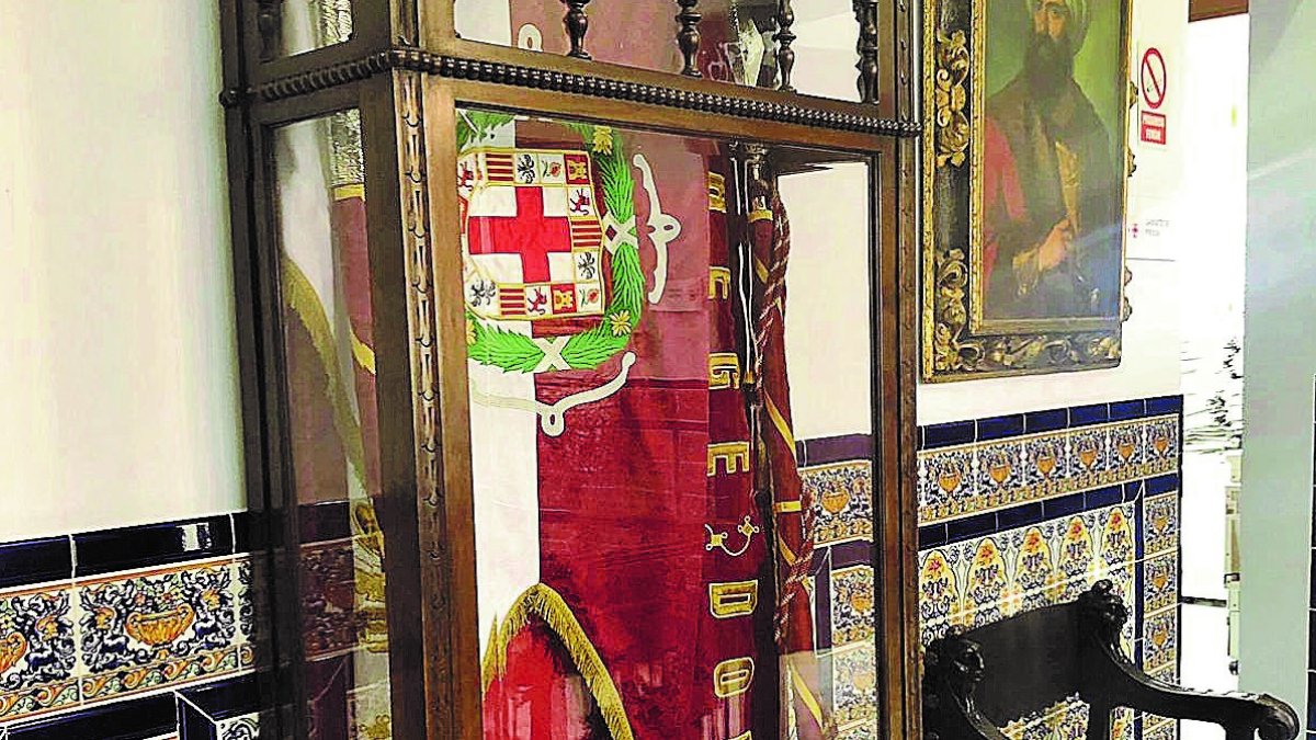 El Pendón permanece todo el año en Alcaldía.