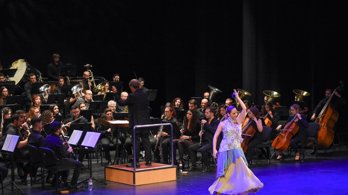 Un momento del concierto celebrado el domingo en el Maestro Padilla (Foto: Balta Gálvez).