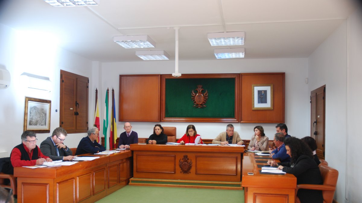 Pleno en el que se aprobó el presupuesto