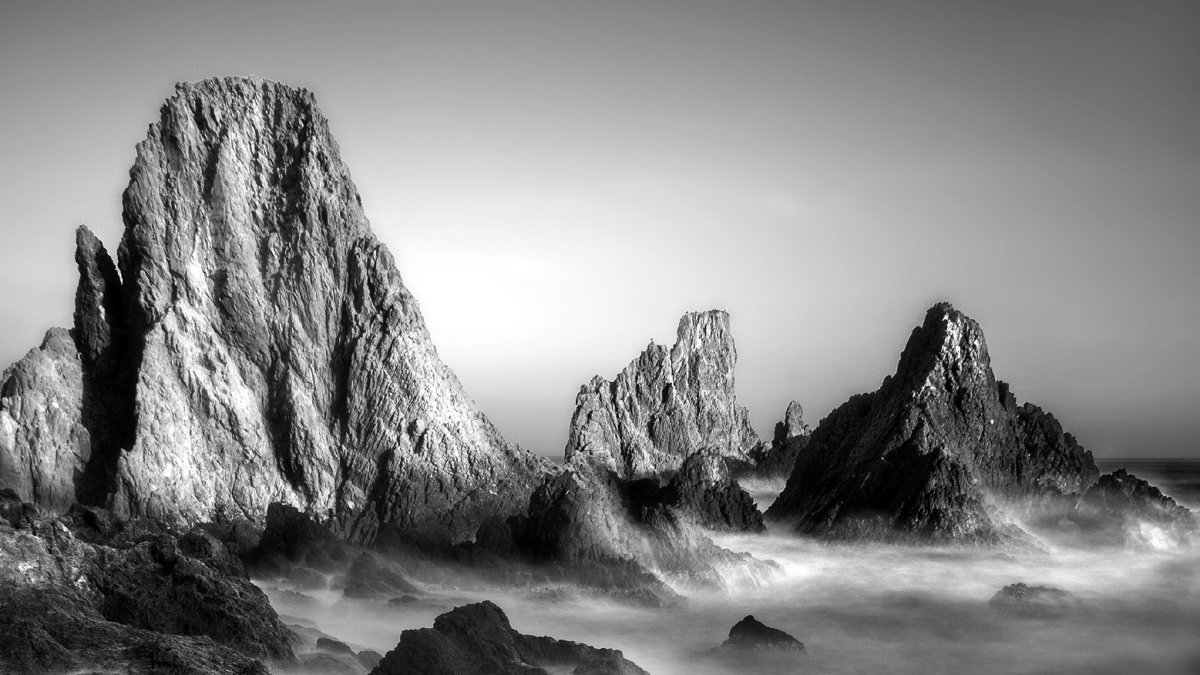 El Arrecife de las Sirenas bajo la niebla.