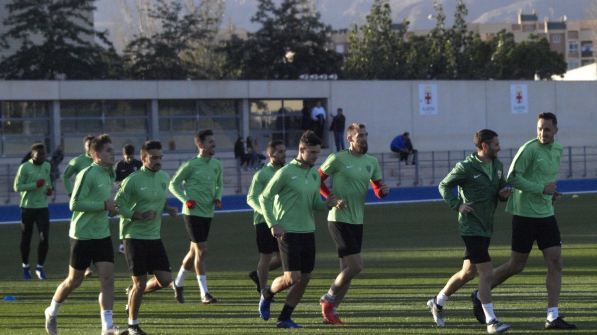 Primer entrenamiento tras las vacaciones.