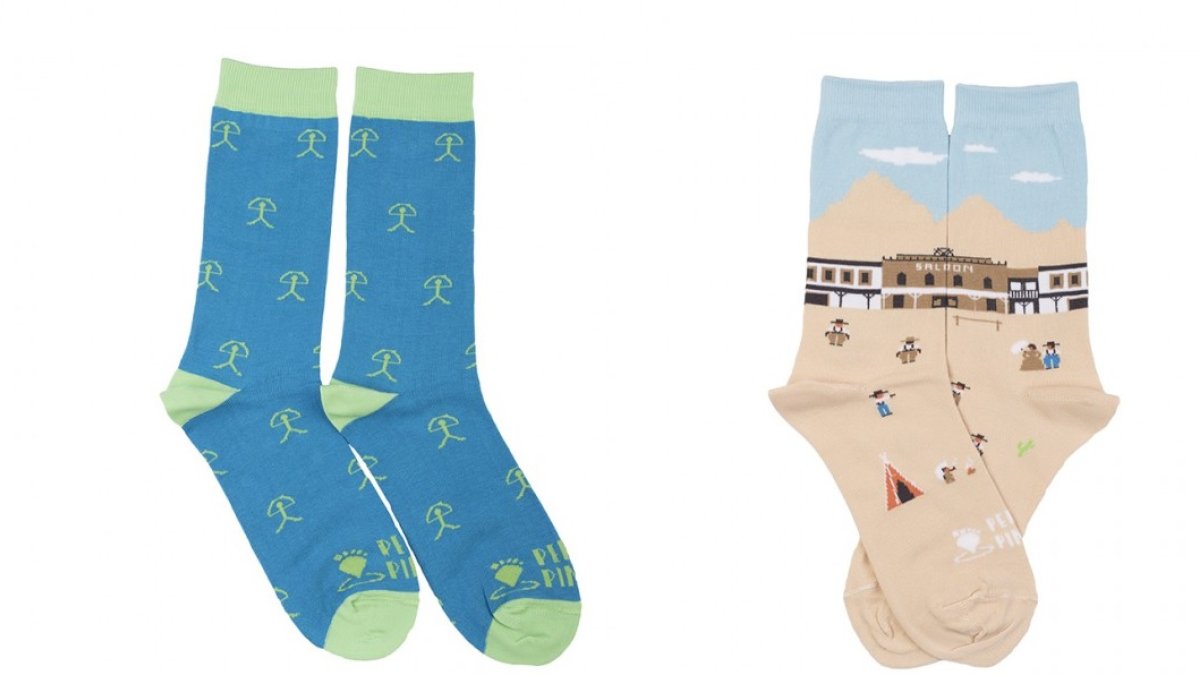 Los calcetines de Pepe Pinreles ya recogen a la provincia de Almería