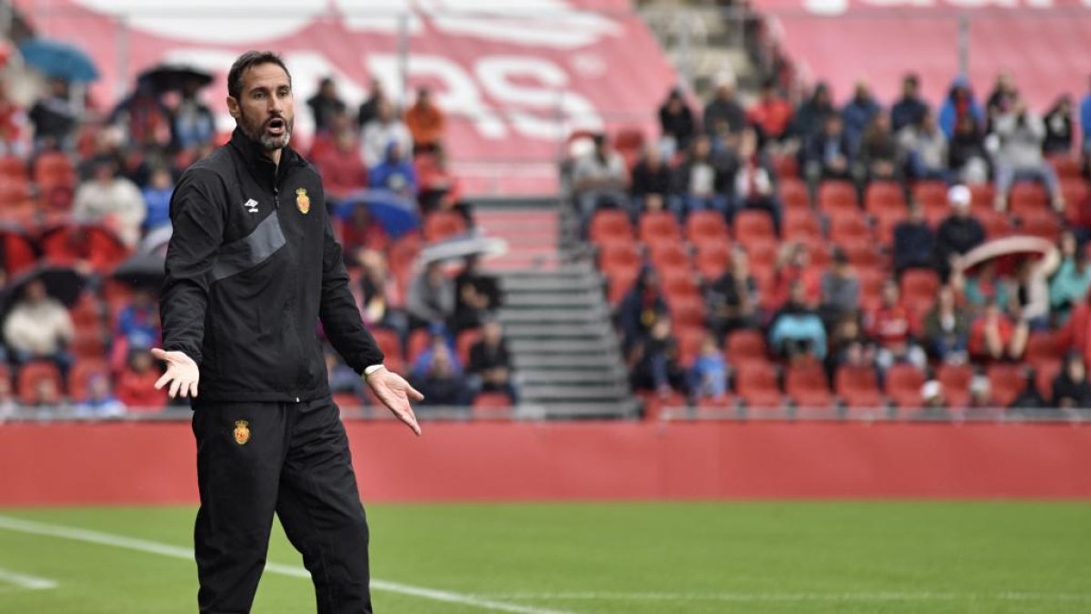 Vicente Moreno en Son Moix.