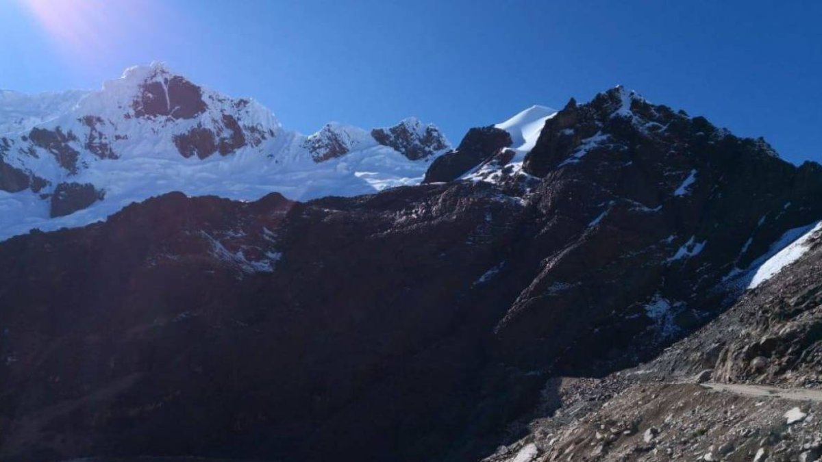 Imagen del monte Mateo en el que los tres españoles y el peruano han perdido la vida.