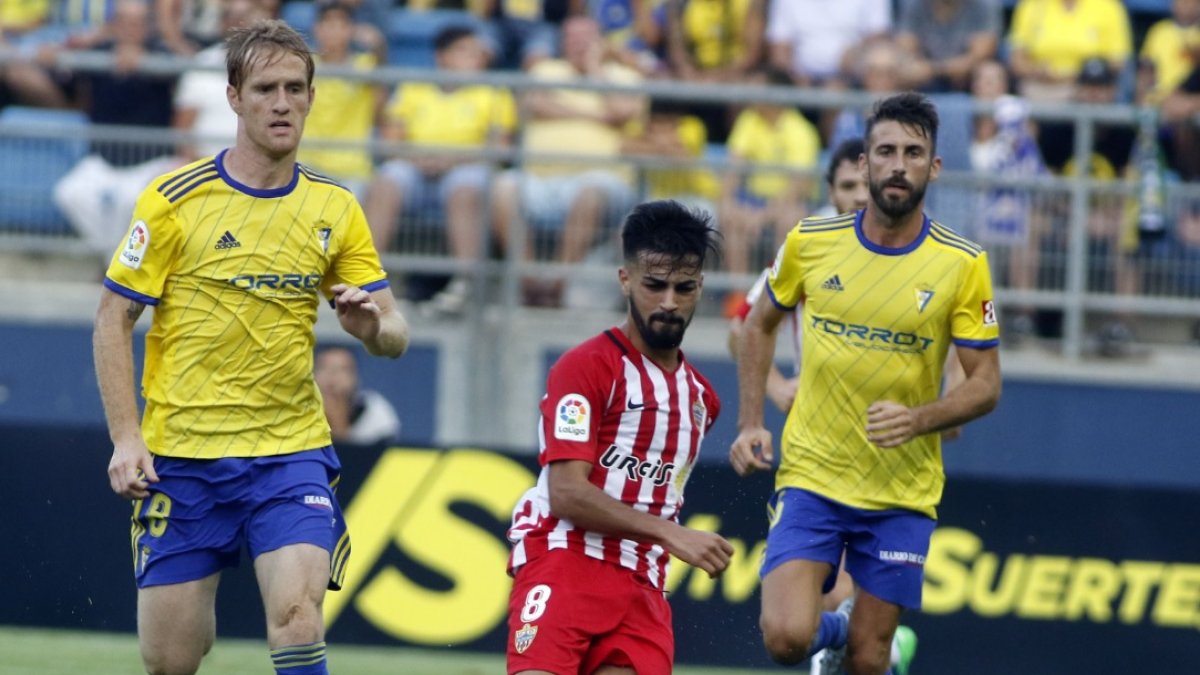 Chema en el Cádiz-Almería.