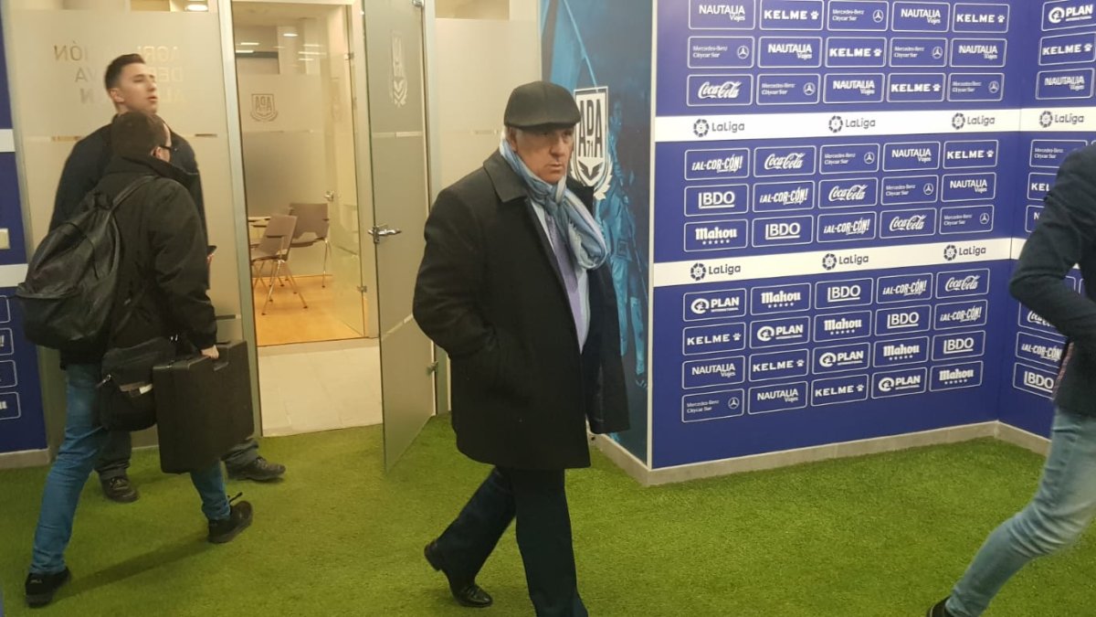 Alfonso García, después de hablar con Corona.