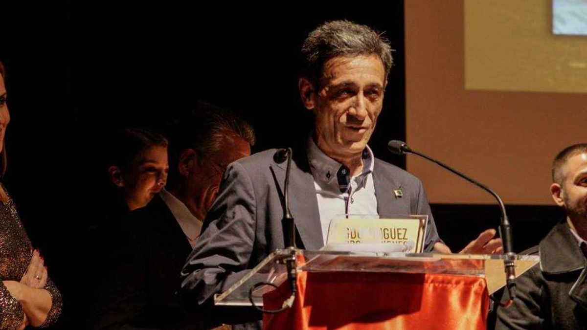 Juan Ibáñez en la presentación de eventos de SDomínguez Producciones.