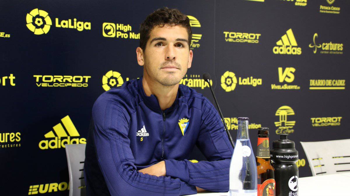 Jon Ander Garrido en rueda de prensa.