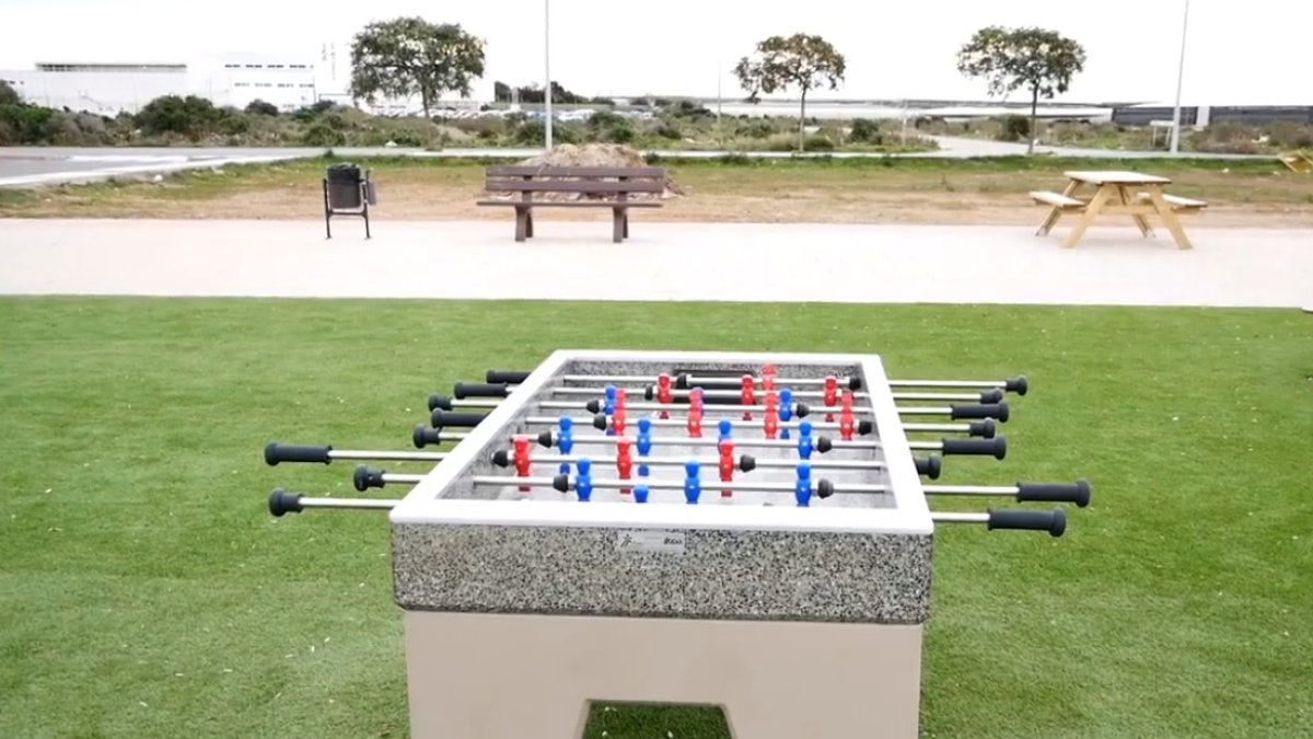 El futbolín es uno de los juegos más demandados.