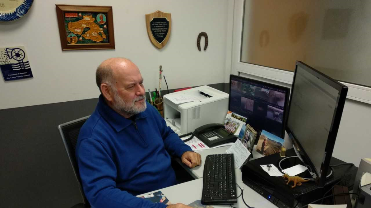 José Antonio Pérez en su despacho en CGUAL.
