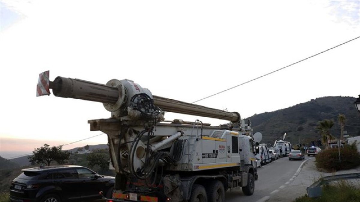 Movimientos de tierra para la construcción de túneles.