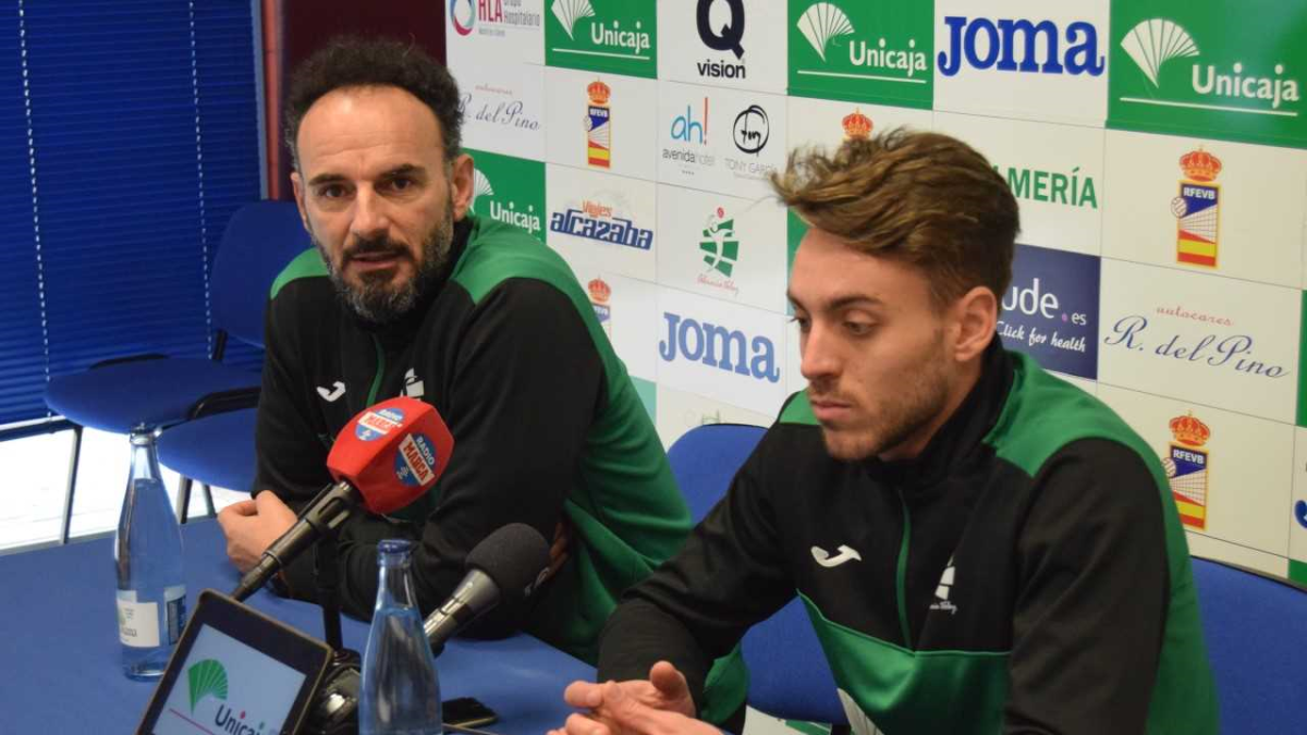 Berenguel y Ruiz en la rueda de prensa.