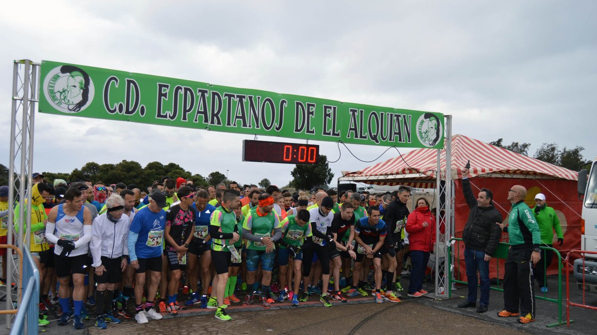 Salida de la Carrera Espartanos en 2018