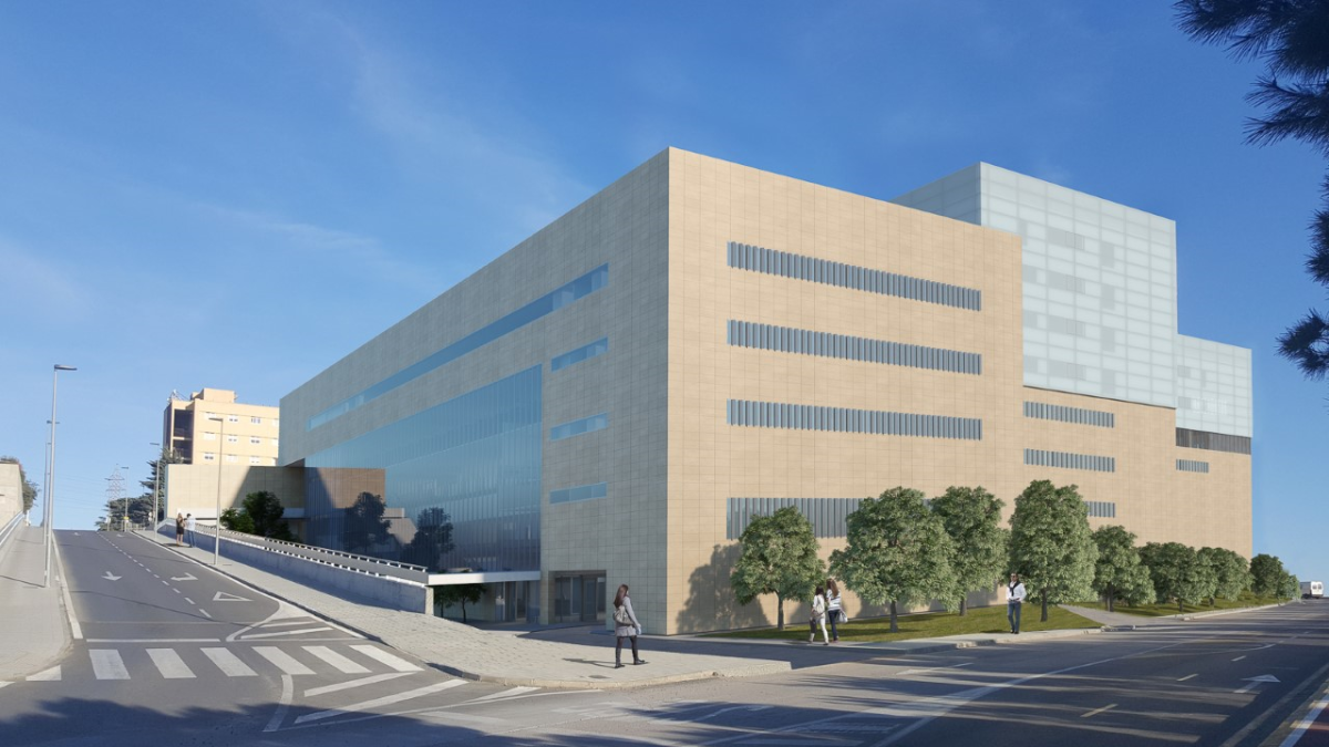 Recreación del futuro edificio de consultas externas, según el proyecto