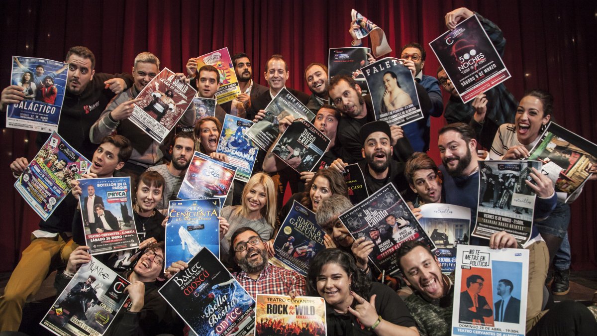 Presentación de la programación del Teatro Cervantes para los próximos meses.
