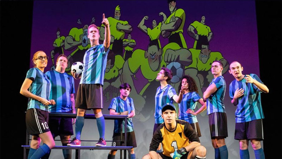 Los protagonistas de Los Futbolísimos, el Musical.
