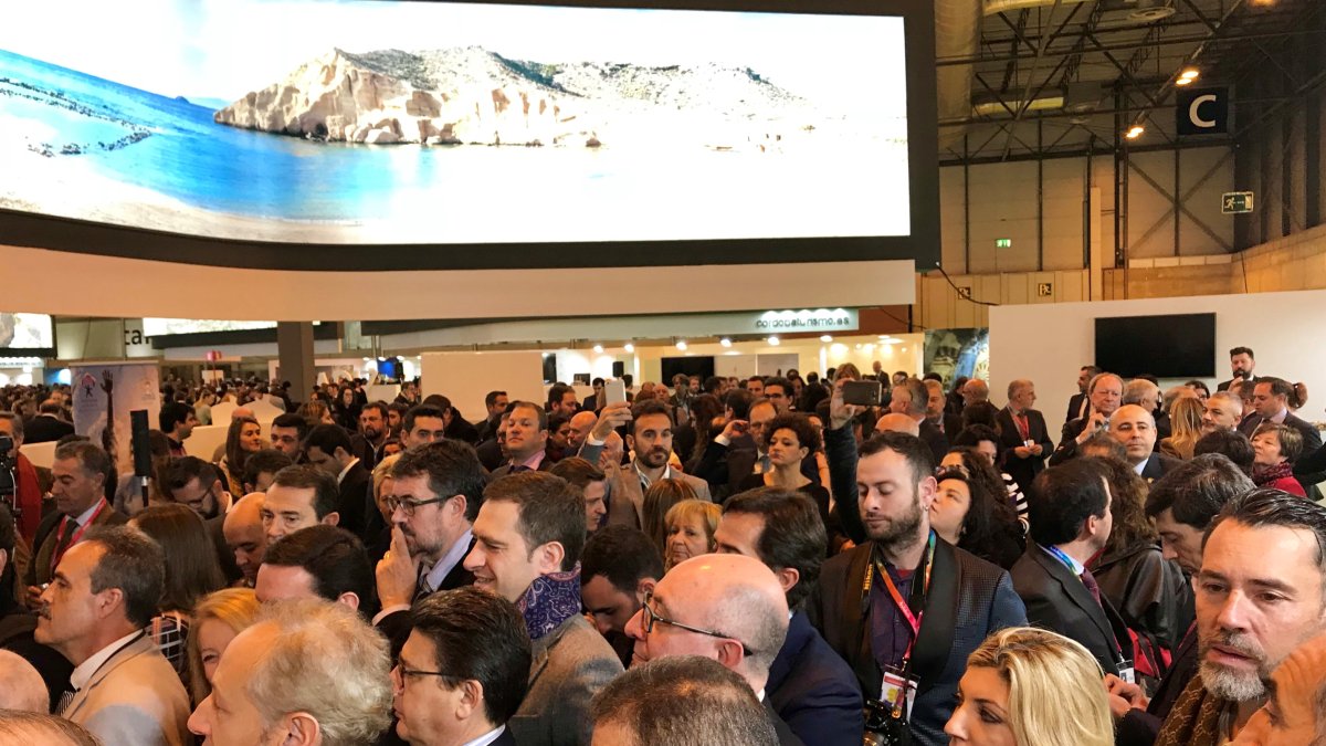 El stand de Costa de Almería estuvo a rebosar prácticamente a diario en la edición del año pasado.