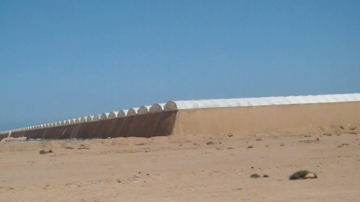 Invernaderos en el Sahara.
