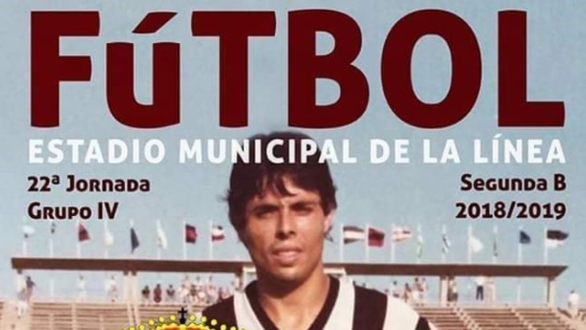 El cartel del partido.