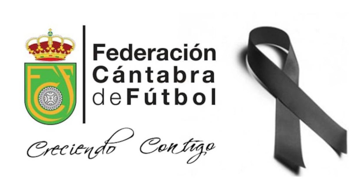 Luto en el fútbol por la muerte del jugador.