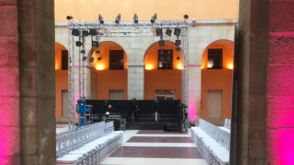 Escenario de la Mercedes - Benz Fashion Week Madrid.