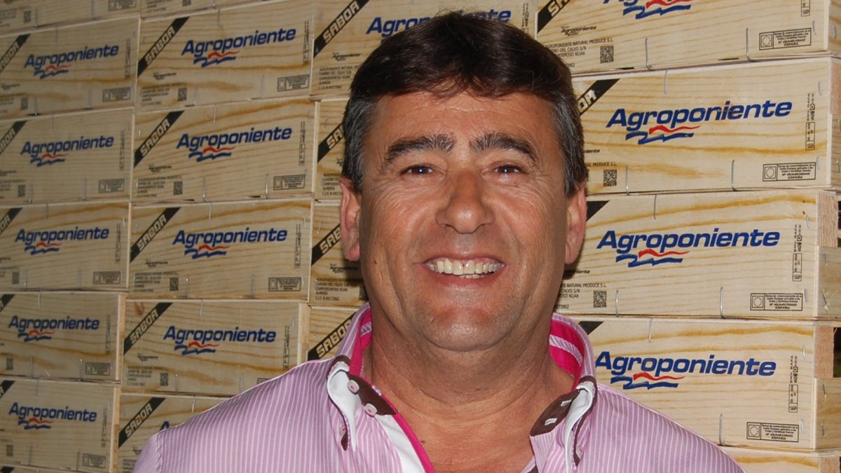 José Ruiz, responsable del melón negro.