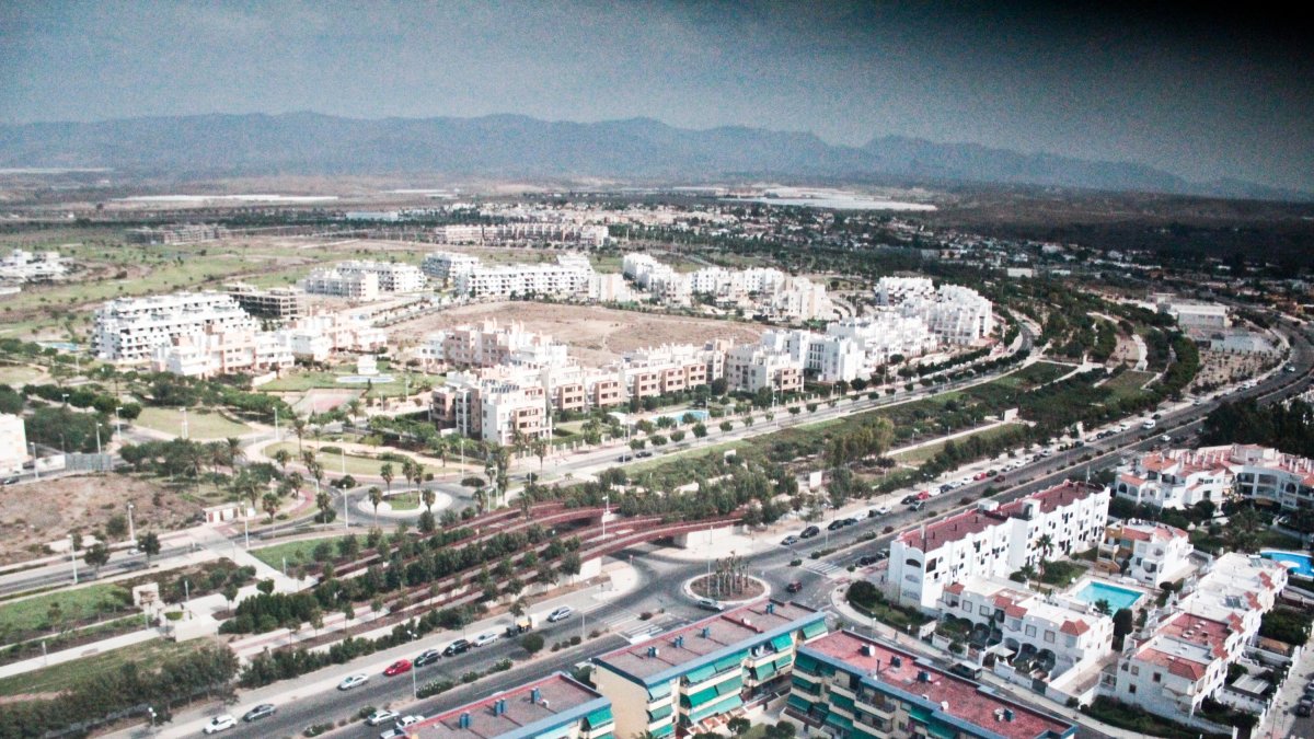Vista aéra de archivo de El Toyo