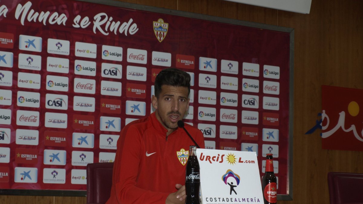 Juan Carlos Real en rueda de prensa.