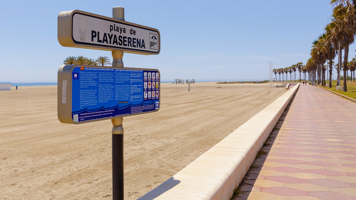 Playa Serena, en Roquetas de Mar.