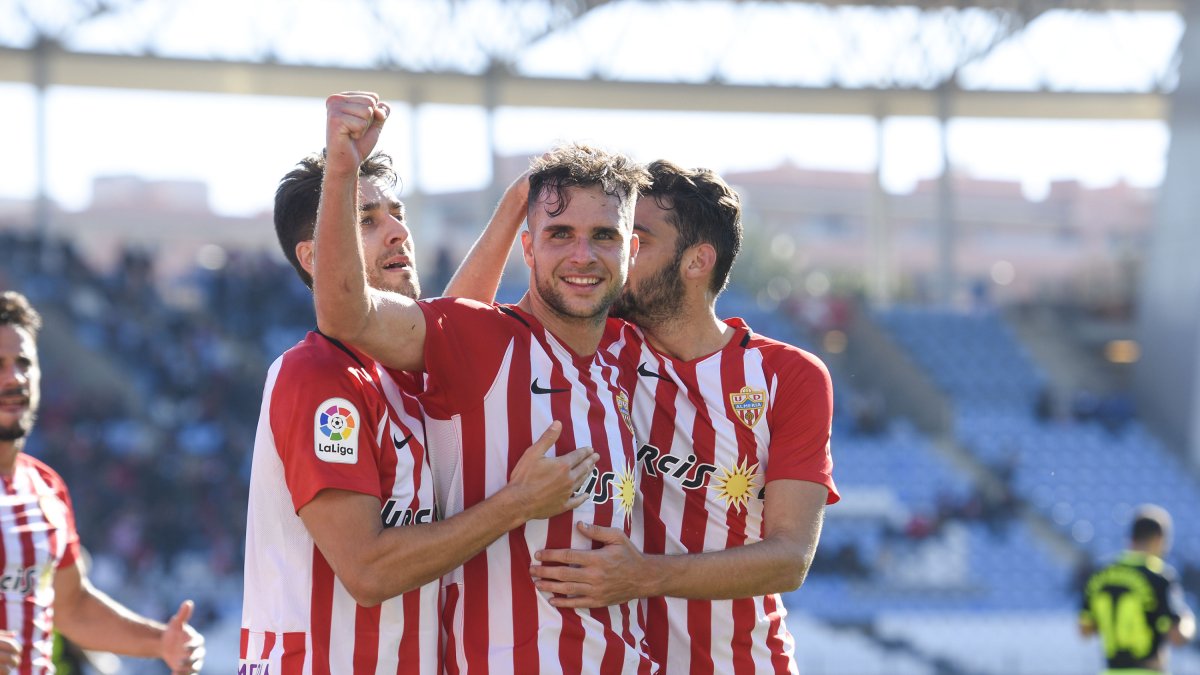 Álvaro Giménez es el Pichichi del Almería con 7 goles.