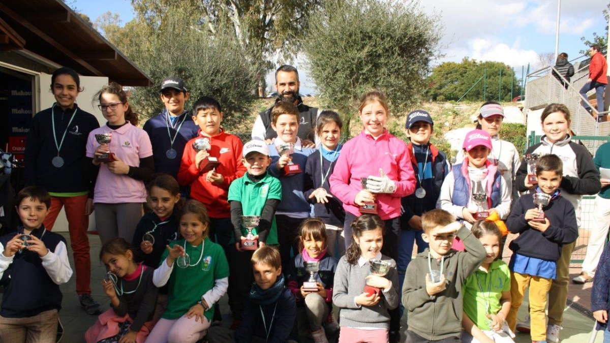 Los golfistas del futuro.