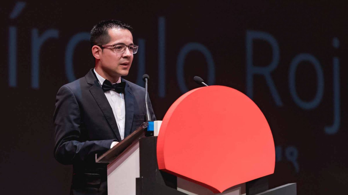 Alberto Cerezuela, en la gala del pasado año.