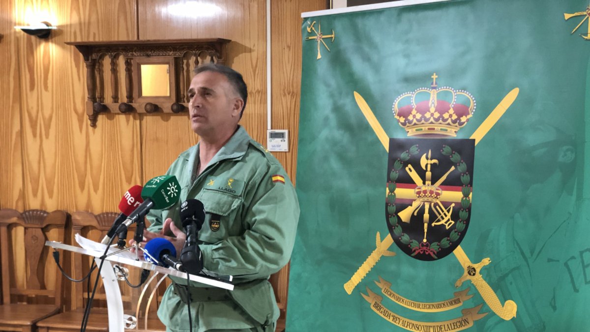 El general Marcos Llago este martes