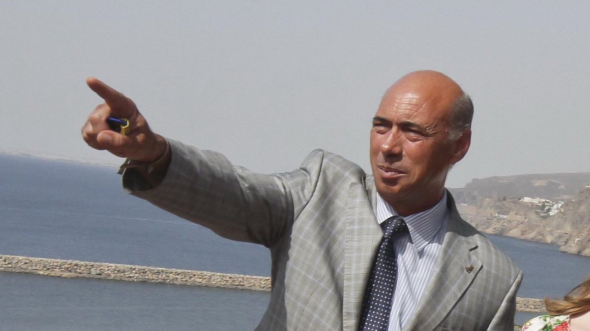 Miguel Zea en la torre de Salvamento