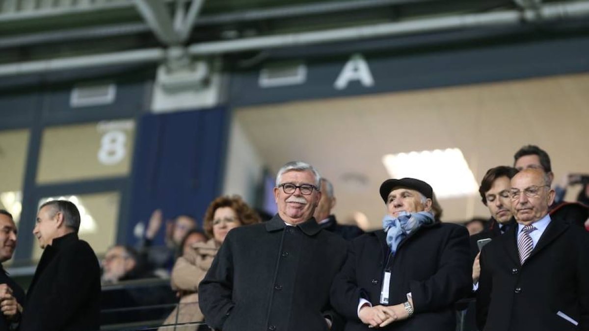 En La Rosaleda el único jeque del palco era Alfonso García.