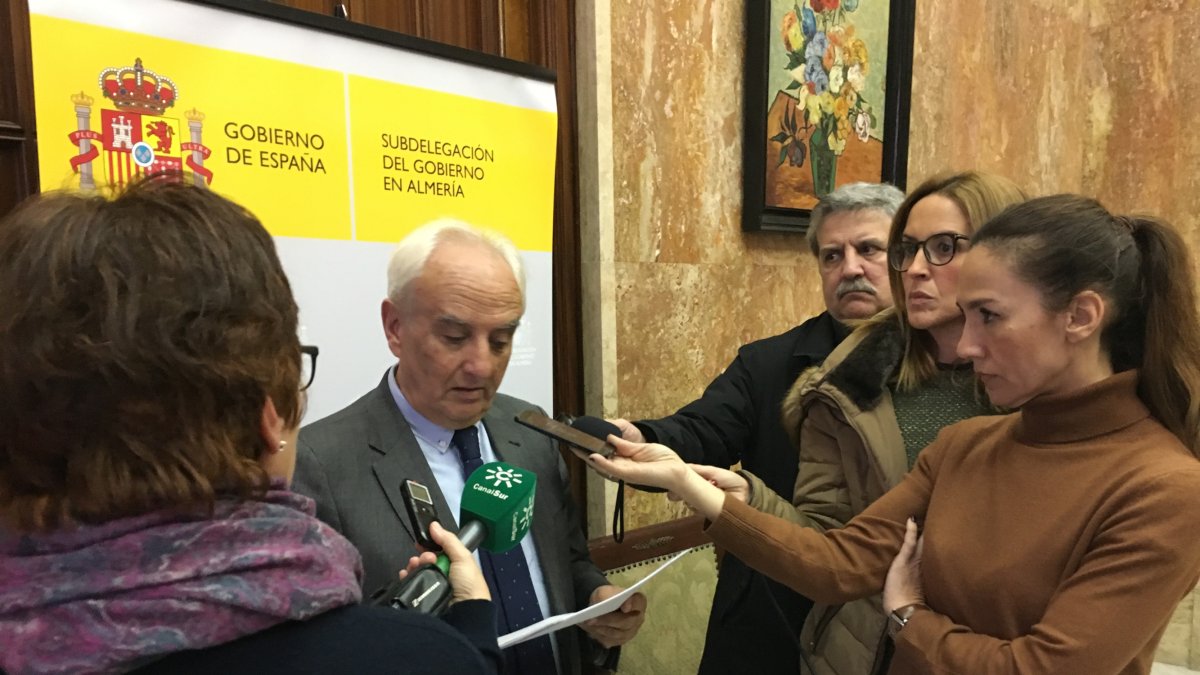 El subdelegado Manuel de la Fuente