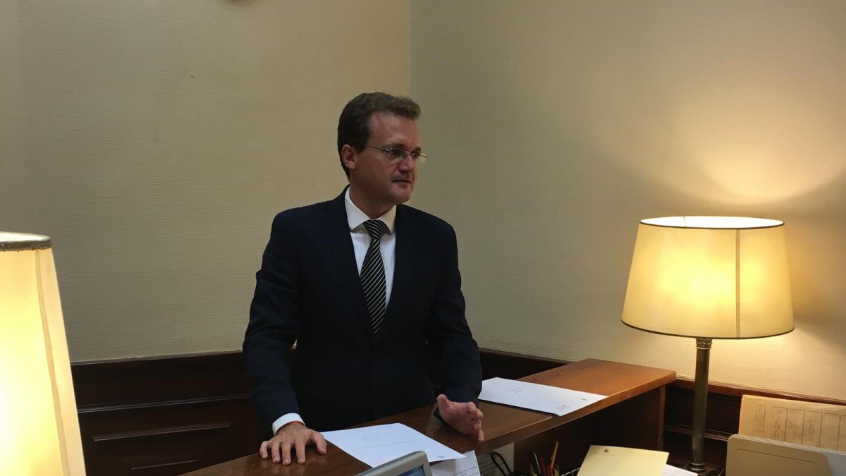 Diego clemente, en el Congreso de los Diputados.