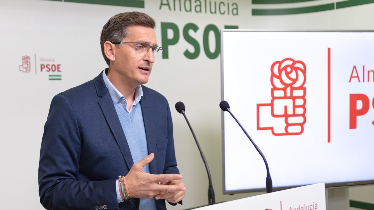 José Luis Sánchez Teruel, secretario provincial del PSOE de Almería.