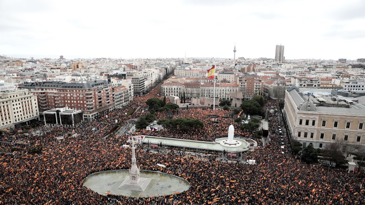 Panorámica de la Plaza de Colón.