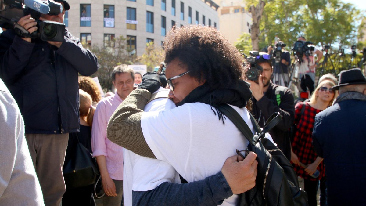 Ana Julia Quezada durante la búsqueda