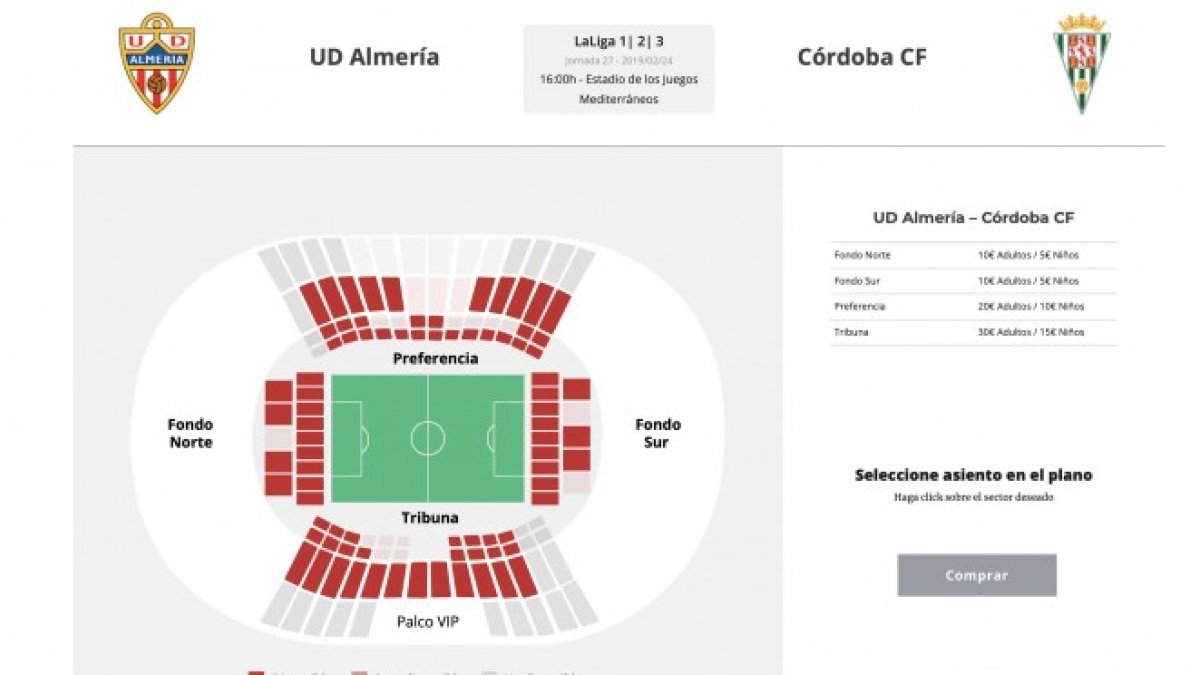 Estadio de los Juegos Mediterráneos.