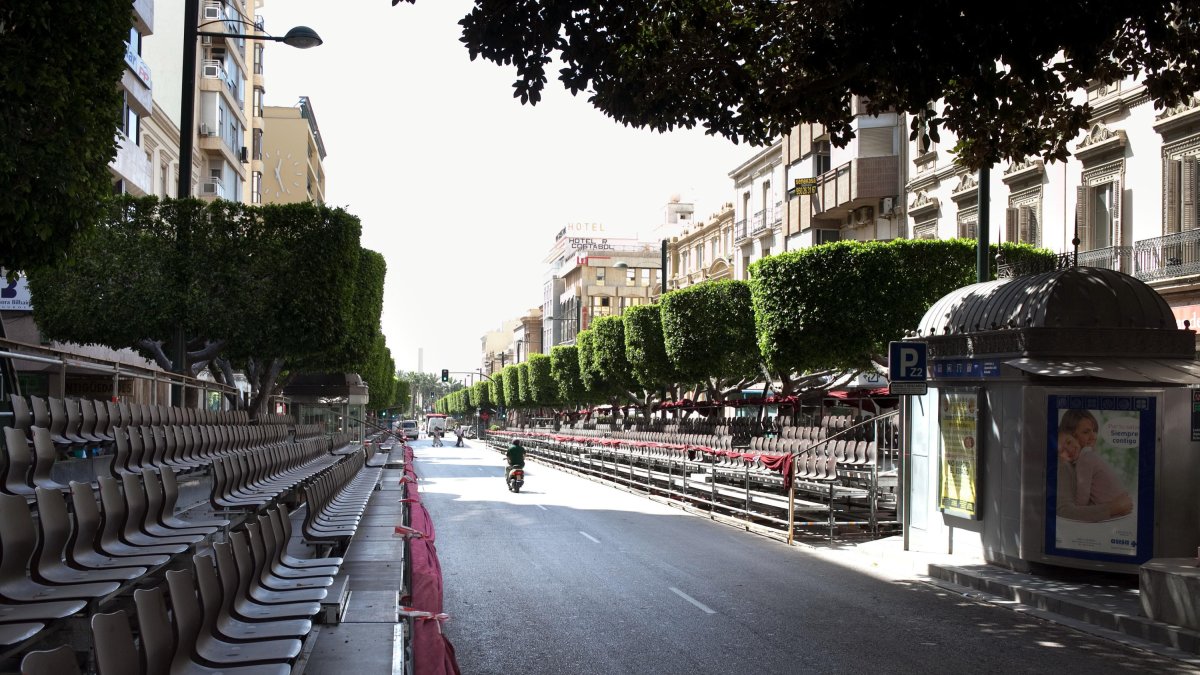 El Paseo de Almería seguirá siendo la Carrera Oficial de la Semana Santa.